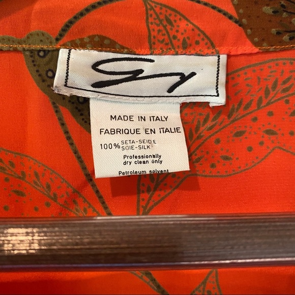 Vintage Genny Silk Floral Button Front Dress - Picture 4 of 7